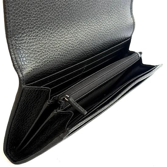 GUCCI グッチ 二つ折り 長財布 SOHO ソーホー ブラック【新品 GUCCI グッチ 二つ折り 長財布 SOHO ソーホー ブラック【新品