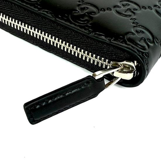 GUCCI 最新作!! グッチ メンズ 長財布 グッチシマ ラウンド