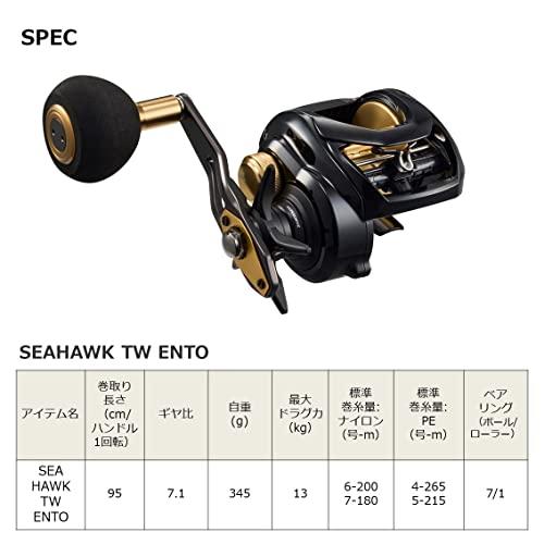 ダイワ(DAIWA) カゴ遠投用両軸リール シーホーク TW 遠投 遠投
