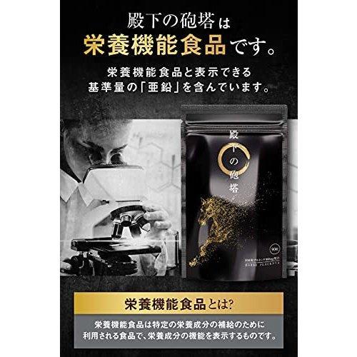 殿下の砲塔 90粒 馬プラセンタ 亜鉛 マカ シトルリン 賞味期限2025.07 