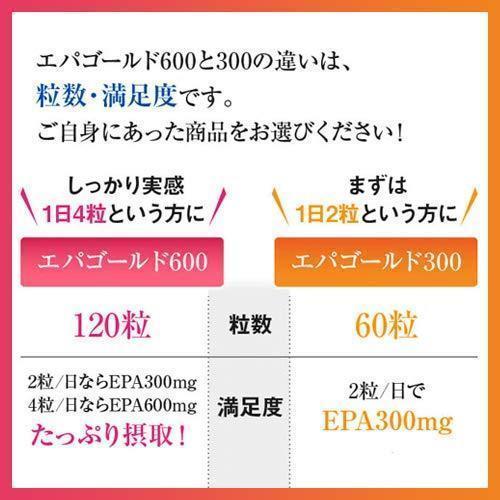 ラフィーネエパゴールド600 小林式EPA 配合サプリメント 120粒入