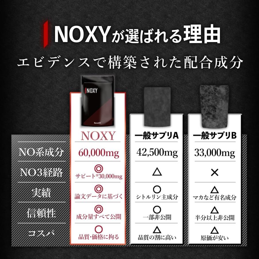 NOXY ノクシィ 180粒 2袋セット サプリ サプリメント NO系 ビーツ