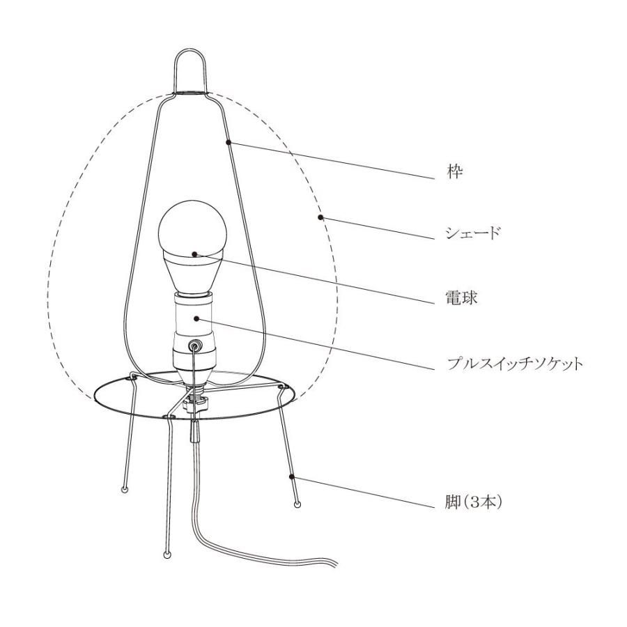 正規販売店 イサムノグチAKARI スタンドライト / 75009-1N オゼキ｜shibatalighting｜02