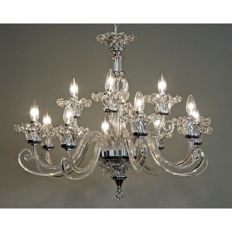 ART15240-12 スペイン製ボヘミアンクリスタルシャンデリア : シバタ  