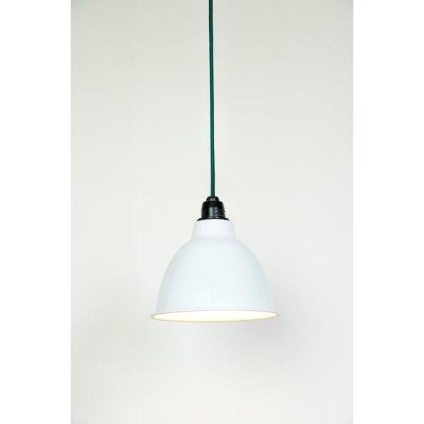 数量限定　レトロモダンペンダントライト　セード/ホワイト　セード/ コード/グリーン /CSP-138W-G