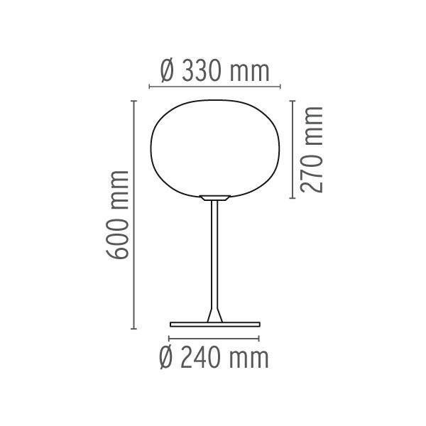 FLOS (フロス) 正規販売店 GLO-BALL T1 グローボールT1 テーブルライト / 756GLOBALL/T1/LED (電球付)｜shibatalighting｜02