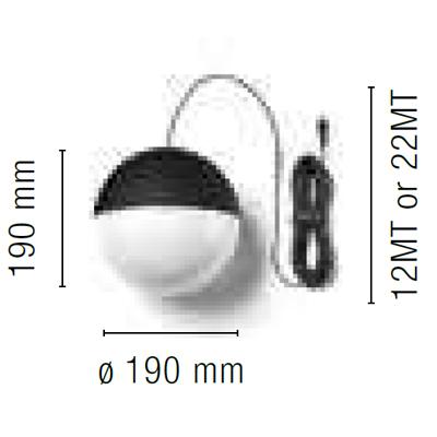 FLOS (フロス) 正規販売店 STRING LIGHT SPHERE HEAD 12M
