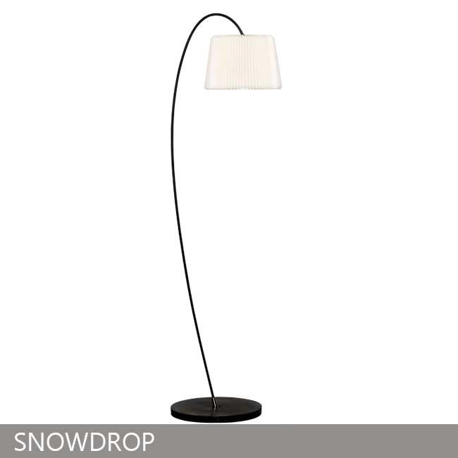 置き目売りわたす店 KF320MSW 北欧ともし火レ・クリント SNOWDROP(スノードロップ) 絹地白いこと / 立ち会い場照明ランプ 照明、電球-フロアライト-家具、インテリア