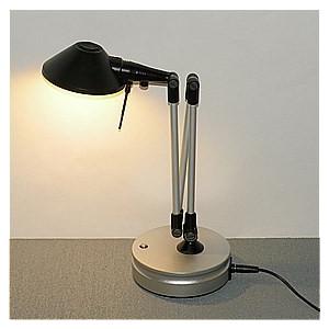 プロタスクランプ デスクライト ブラック＆シルバ-/白色LED NCL-710D