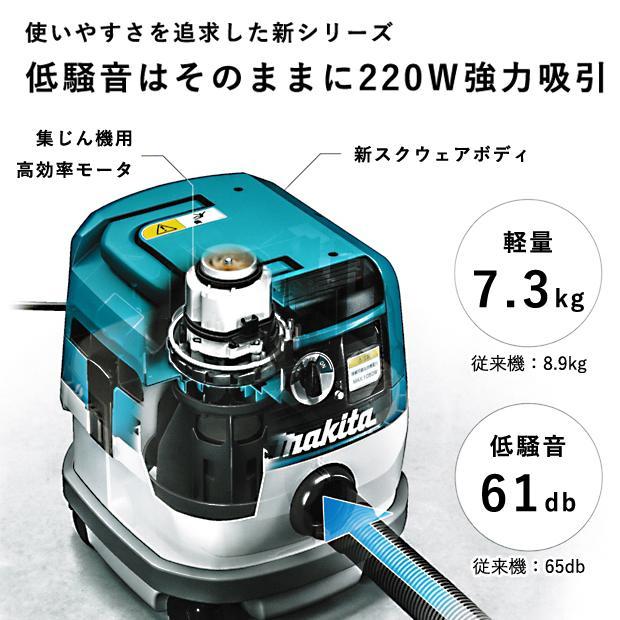 マキタ（makita） 集じん機 粉じん専用 8L VC0830 ノズルホースセット