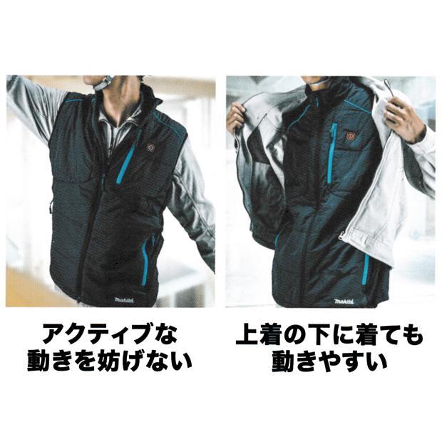 マキタ（makita） 充電式暖房ベスト CV202DZ M〜3L 薄型バッテリ