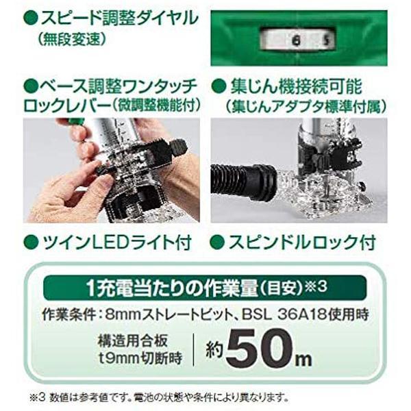HiKOKI ハイコーキ 36v 8mm コードレストリマ バッテリーx1付 ※充電器無し M3608DA グリーン HiKOKI（ハイコーキ） HIKOKI（ハイコーキ）36V コードレストリマ