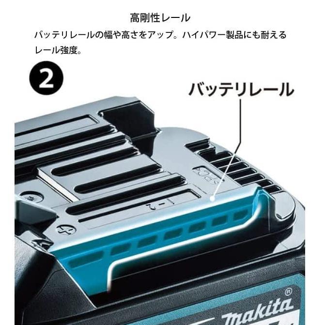 マキタ makita 40Vmax パワーソースキットXGT7 A-74821 40V4.0Ahバッテリ2個 急速充電器 マックパックタイプ2の画像