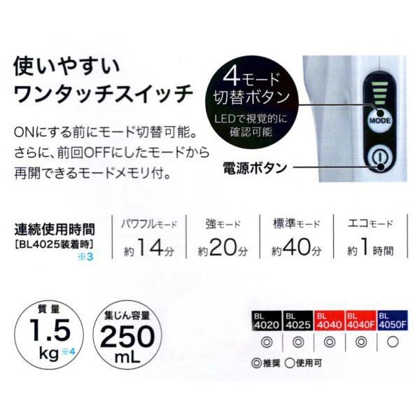 マキタ makita 40Vmax充電式クリーナ CL004GRDG ライトブルーグレー