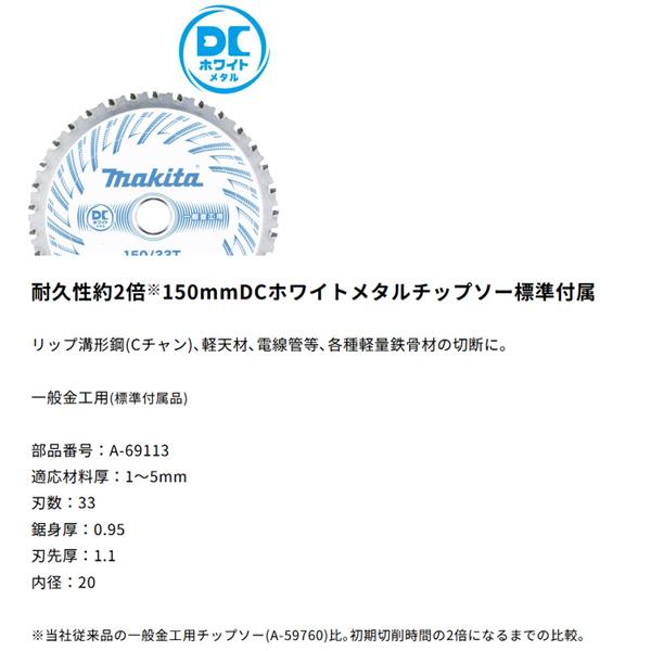 マキタ makita 40Vmax 充電式チップソーカッタ 150mm CS004GZ バイススタンドセット品 A-00550 柴商オリジナルセットの画像