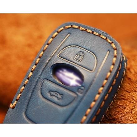 キーケース 車 スバル 本革 アクセスキー専用 subaru スマート