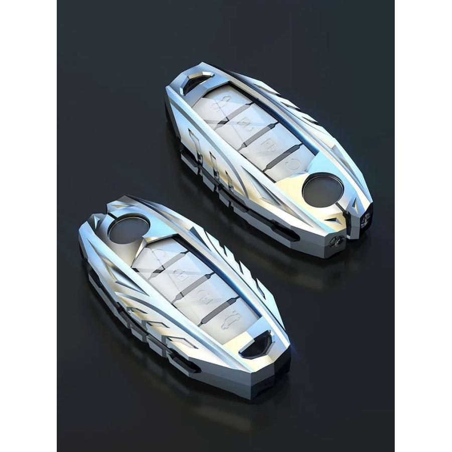 キーケース 車 日産 NISSAN 高級 亜鉛合金製 スマートキーカバー