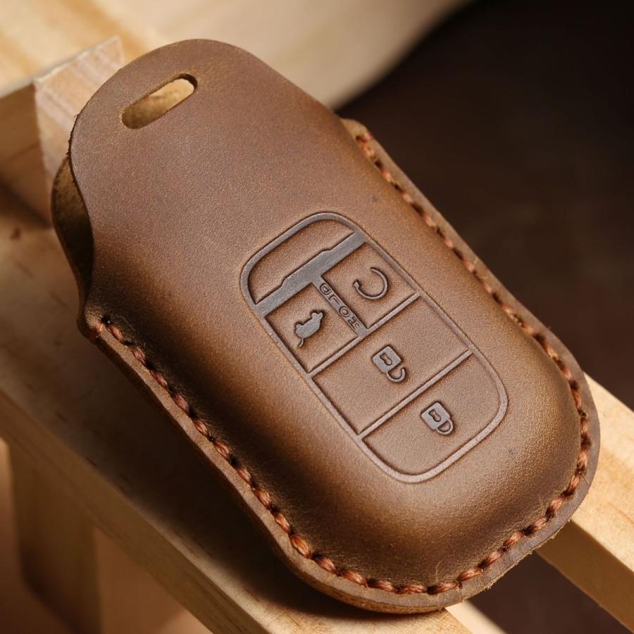 HONDA ホンダ キーケース スマートキーカバー キーホルダー 本革