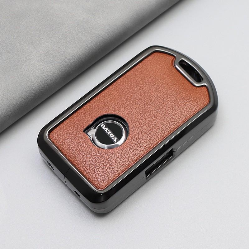 新型 VOLVO ボルボ 本革 スマートキーケース キーカーバー XC40 XC60