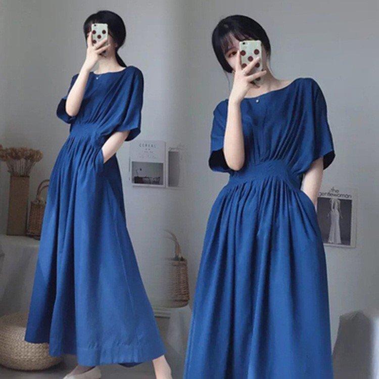 ファッション 濃いピンク系統 ワンピース レディース 30代 きれいめワンピース 夏 半袖 Aラインワンピース 韓国風 膝丈 シンプル ゆったりカジュアル 着痩せ マタニティー ワンピース 妊婦服 Imse6fiy9r Www Boulevardrestaurants Com