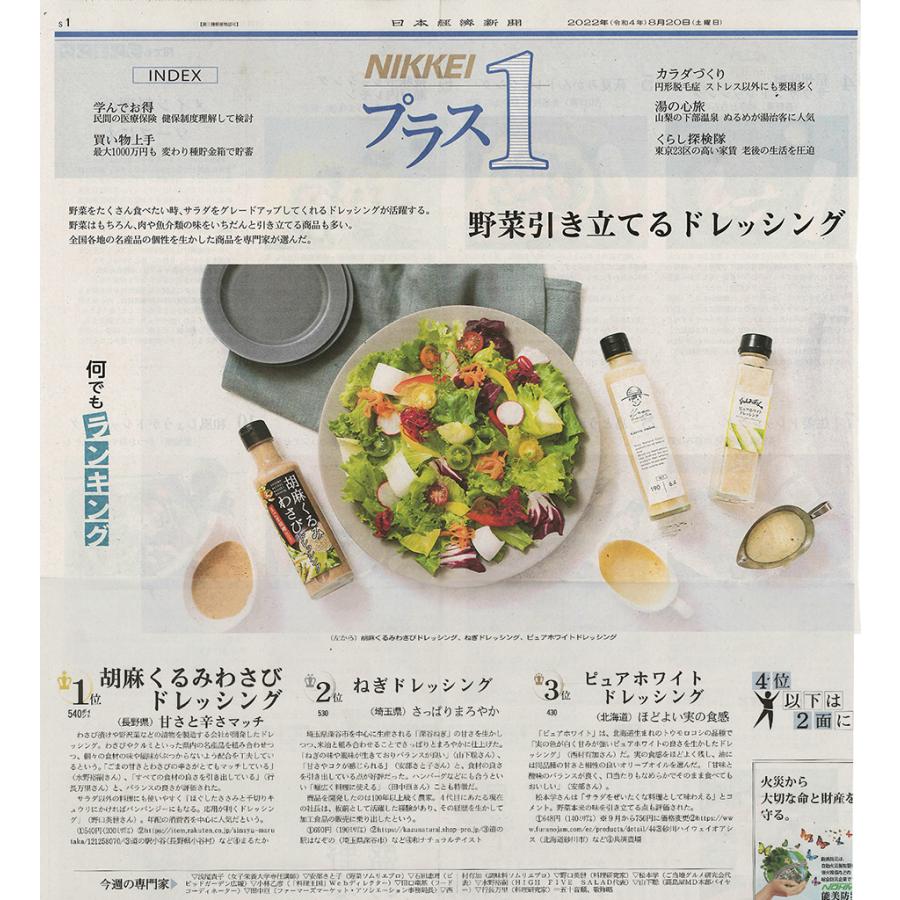 和ナチュラルテイスト ねぎドレ ＆ キャロット・オニオン 生野菜ドレ２本セット190ml×２本 深谷ねぎ 玉ねぎ 人参 サラダ 米油 |  | 08
