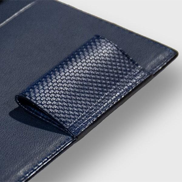KNOX JAPAN BLUE システム手帳 バイブルサイズ ブルー 高級化粧 KNOX JAPAN BLUE システム手帳 バイブルサイズ ブルー 高級化粧