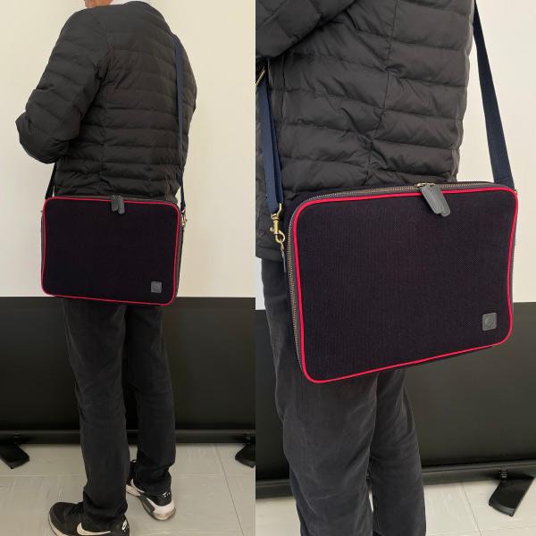 武州正藍染め刺子織り15インチPCケース かばん ステーショナリー メンズ 収納 小物 植物 藍染め 刺子 プレゼント 日本製 武州 渋沢栄一 勝色 japanblue ビジネス |  | 09