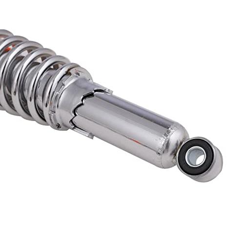 バイク用 リア サスペンション 左右セット 270mm メッキ ローダウン