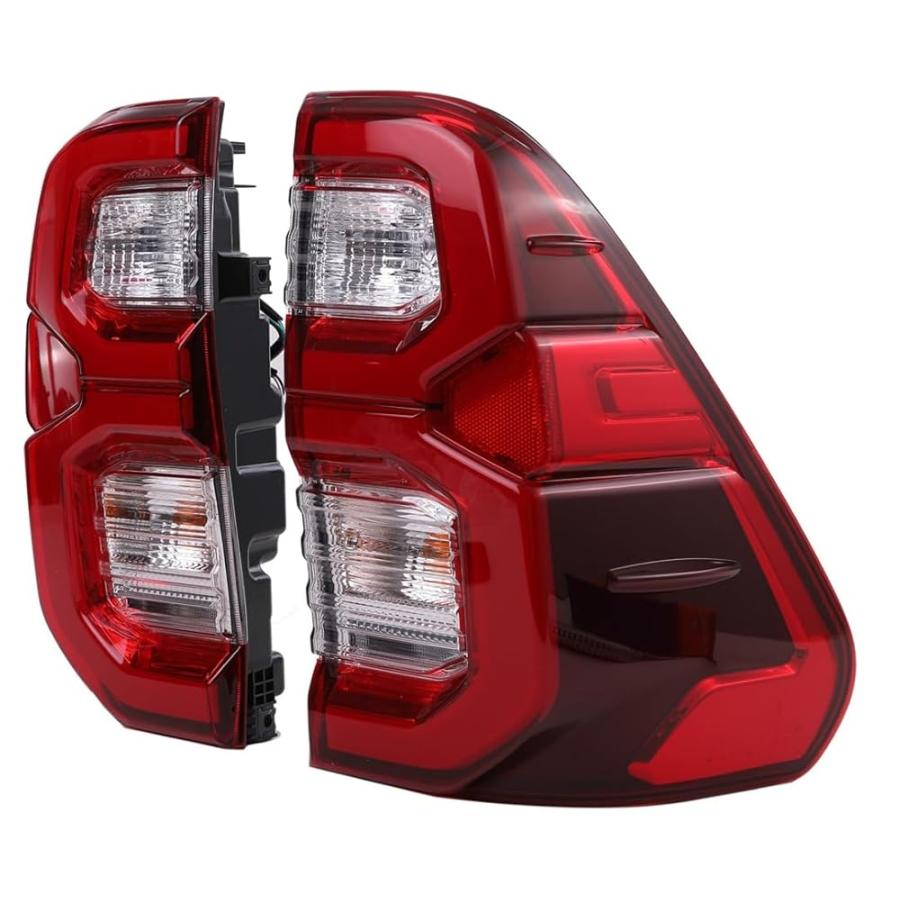 LED ファイバー テールランプ テール ライト フルLED ハイラックス レボ トヨタ 用 LED ファイバー テールランプ テール ライト 左右セット