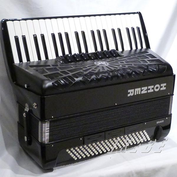 Hohner (アコーディオン専門店・出荷前検品発送)Bravo III 120 RED カラー：レッド  ホーナー アコーディオン 入門向け ピアノ式 41鍵盤 大型の画像