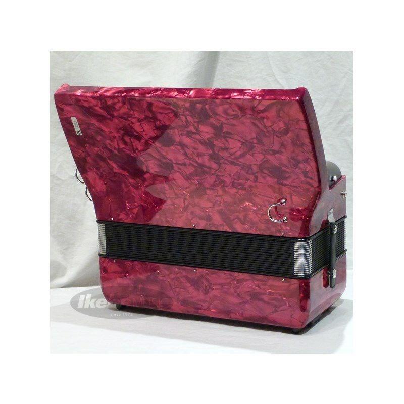 Hohner (アコーディオン専門店・出荷前検品発送)Bravo III 72 RED (カラー：レッド)  ホーナー アコーディオン 入門向け ピアノ式 34鍵盤 中型の画像