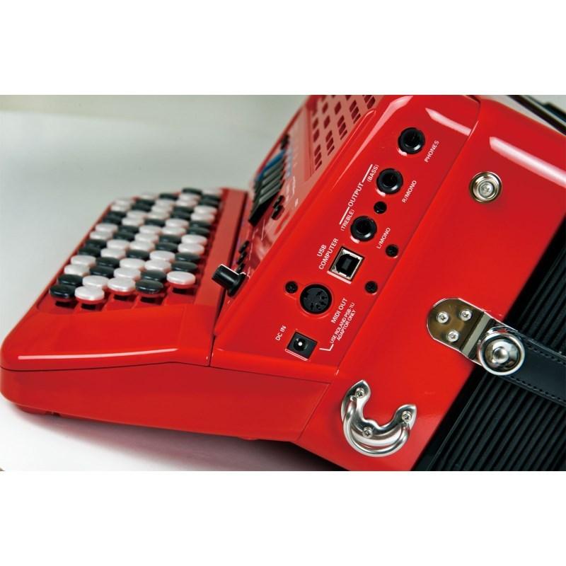 Roland (台数限定・専用キャリングバッグ付※本体のみ先発送・ケースは入荷次第発送(4月中入荷予定))ローランド Vアコーディオン 電子 ボタン...の画像