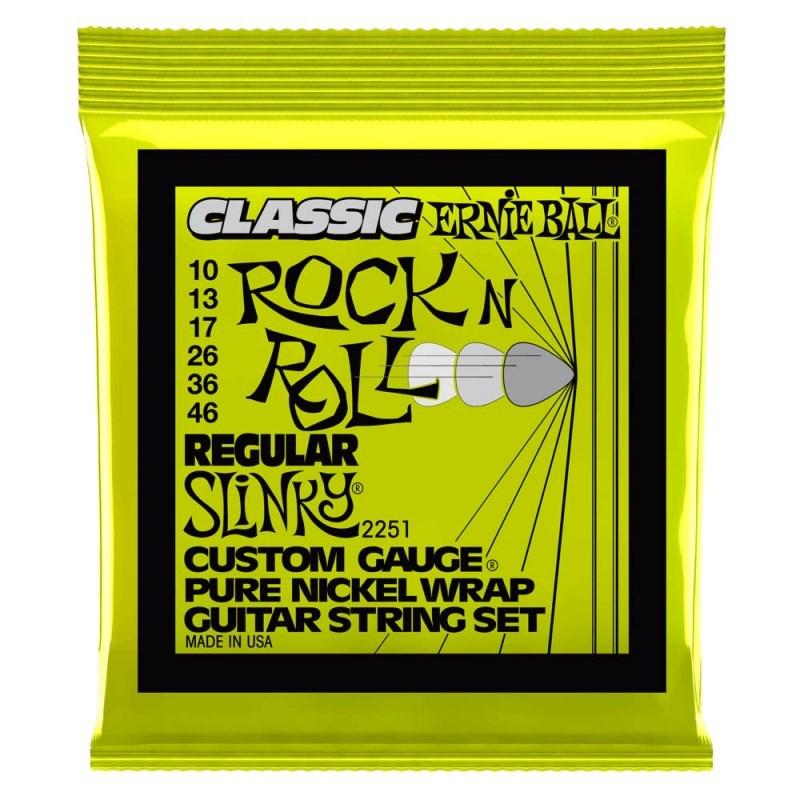 ERNIE BALL Regular Slinky Classic Rock n Roll Pure Nickel Wrap Electric Guitar Strings #2251｜shibuya-ikebe