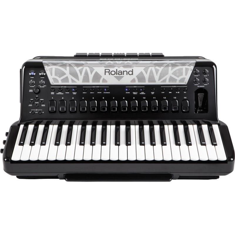 Roland FR-8X BK ローランド ピアノ式 Vアコーディオン 41鍵盤 120ベース 電子アコーディオン 大型 ブラックの画像