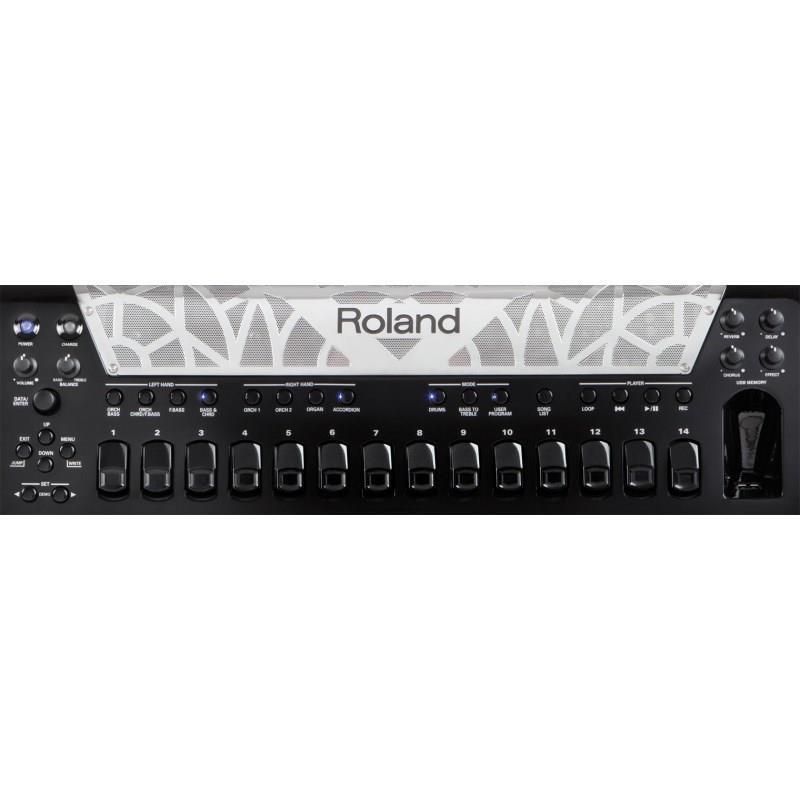 Roland (ボタンアコーディオン奏者育成応援！完全台数限定・高品質モニターヘッドホン付き！)FR-8XB BK ローランド ボタン式 Vアコーディオン..._6