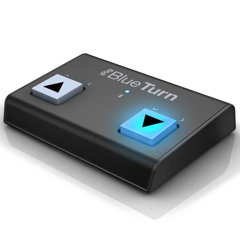 IK Multimedia iRig BlueTurn (アイケーマルチメディア)(Bluetooth対応ワイヤレス・フットスイッチ)(譜めくり)