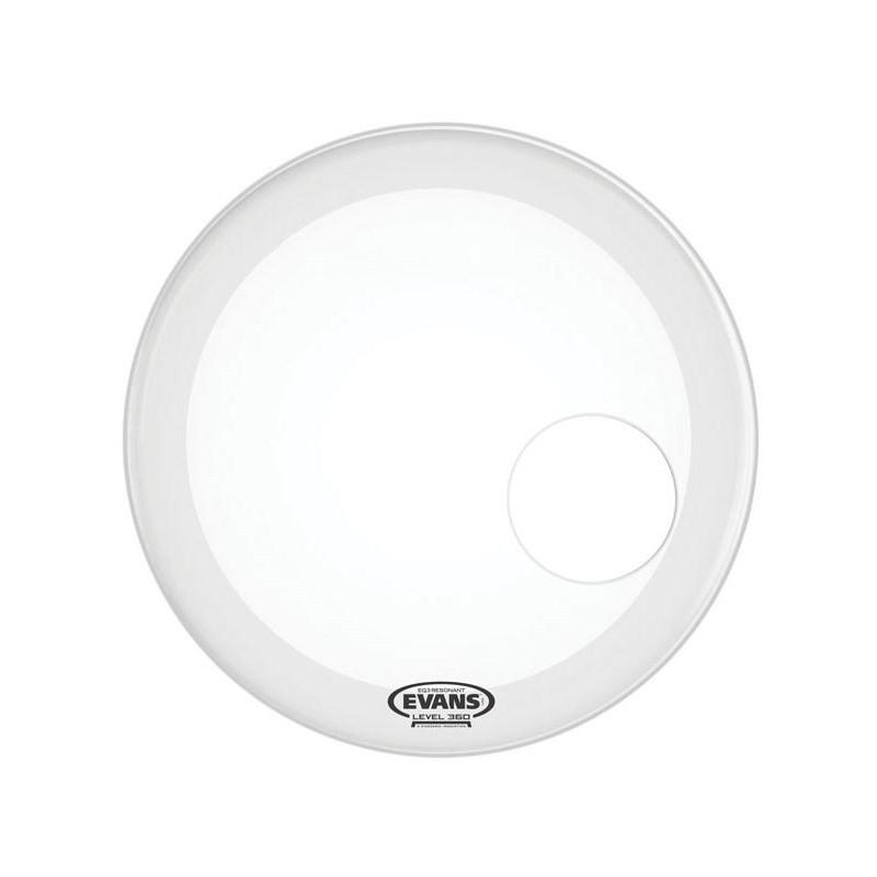 EVANS BD22RSW [EQ3 Resonant Smooth White 22 / Bass Drum]【1ply ， 7.5mil + 10mil ring】【お取り寄せ品】