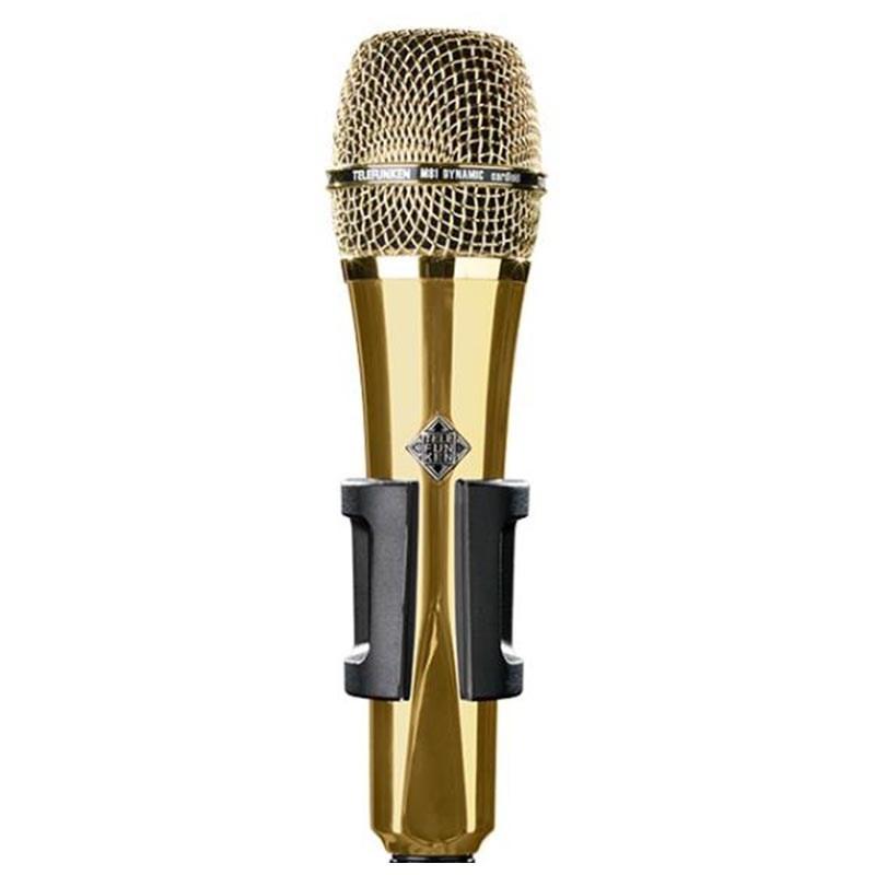 ☆動作品 美品 希少色 テレフンケン ダイナミックマイク M80 ゴールド 金 TELEFUNKEN M80 Gold(ダイナミックハンドヘルドマイク)(テレフンケン