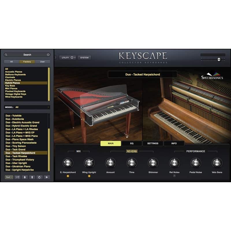Keyscape オンライン版　ライセンス譲渡 SPECTRASONICS KEYSCAPE (USB Drive) (スペクトラソニックス)(キー