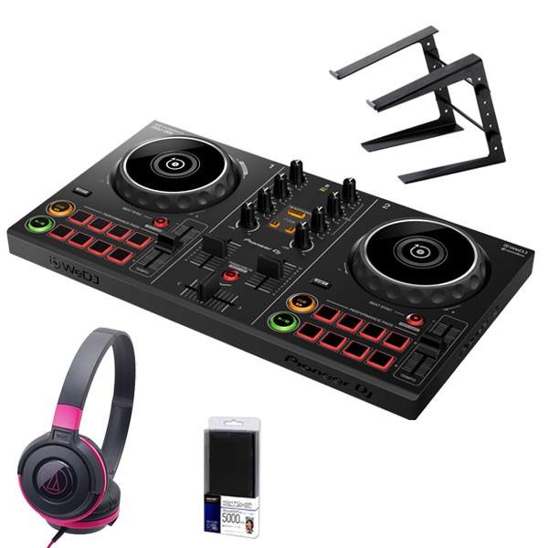 Pioneer DJ DDJ-200 + ATH-S100BPKヘッドホン + PCスタンド付属 DJ初心者セット【ご購入特典 / DJアプリ紹介マンガ「マンガで学べる！rekodbo...｜shibuya-ikebe