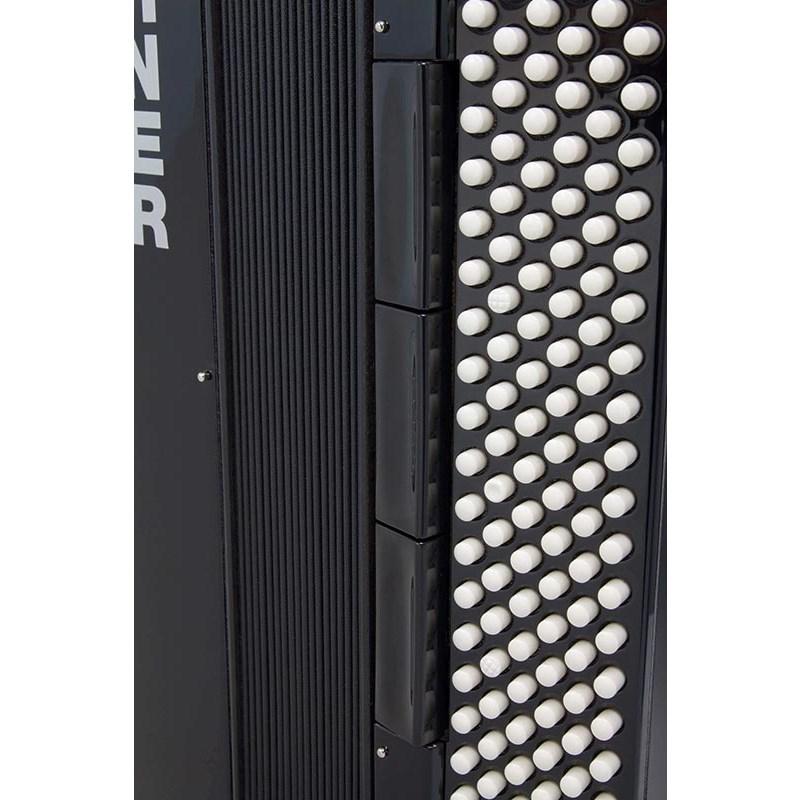 Hohner (アコーディオン専門店・出荷前検品発送)Bravo III 120 BLK カラー：ブラック  ホーナー アコーディオン 入門向け ピアノ式 41鍵盤 大型の画像