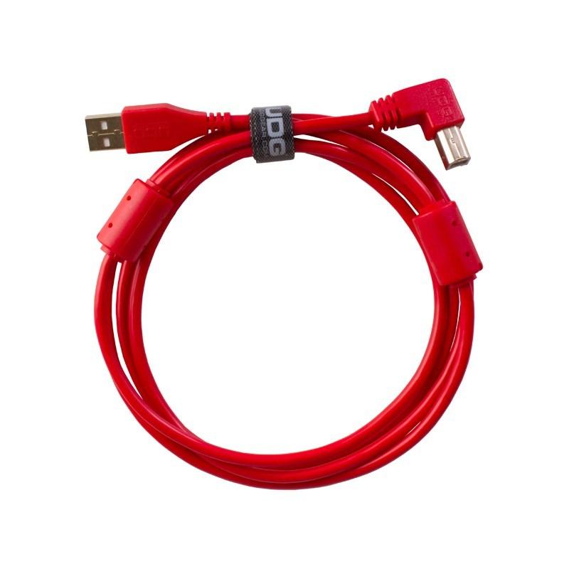 UDG Ultimate Audio Cable USB 2.0 A-B Red Angled 1m 【本数限定USBケーブル特価】｜shibuya-ikebe