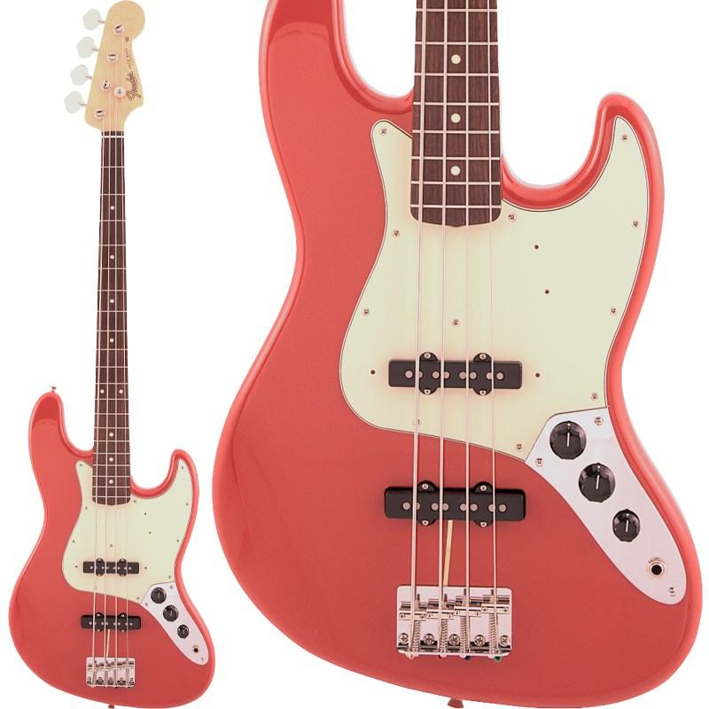 Fender Made in Japan Traditional 60s Jazz Bass (Fiesta Red