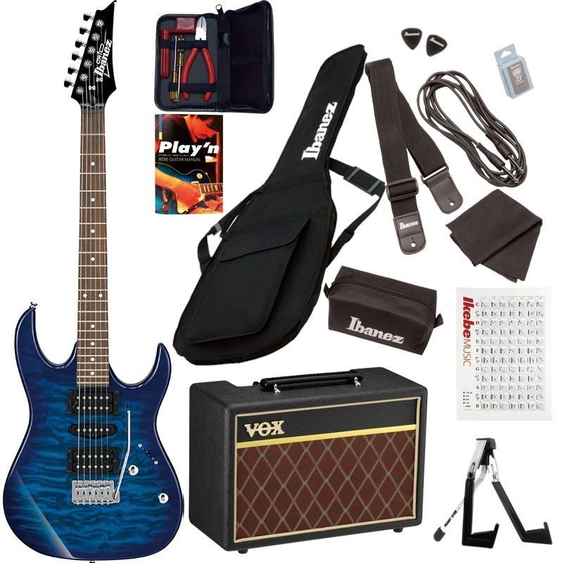Ibanez アイバニーズ エレキギター Grx70qa Tbb エレキギター Voxアンプ 豪華入門セット 6160 渋谷イケベ楽器村 通販 Yahoo ショッピング