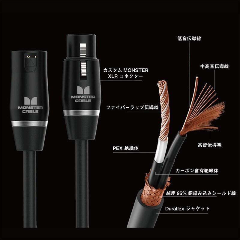 MONSTER CABLE SP2000-M-10(約3m)(XLR オス -XLR メス)(STUDIO PRO 2000 MIC)の画像