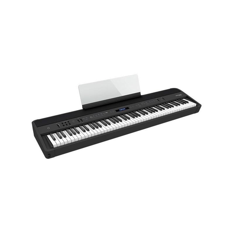 Roland 【お取り寄せ商品】FP-90X-BK + 専用スタンド + 高低自在イスセット【ヘッドホン・お手入れクロス付】【代引不可】【沖縄・離島送料別...の画像