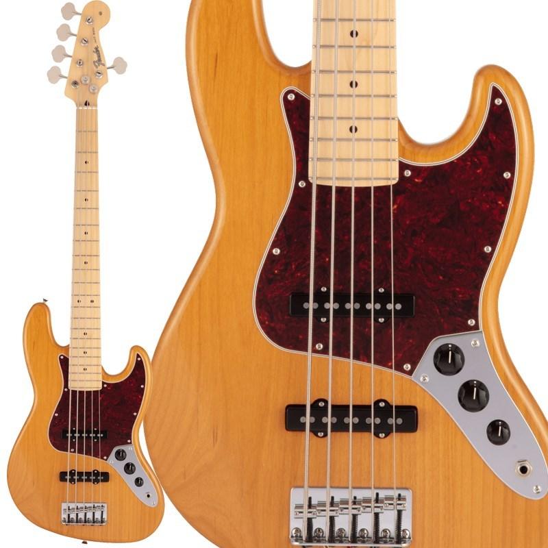 Fender Made in Japan Hybrid II Jazz Bass V (Vintage Natural/Maple