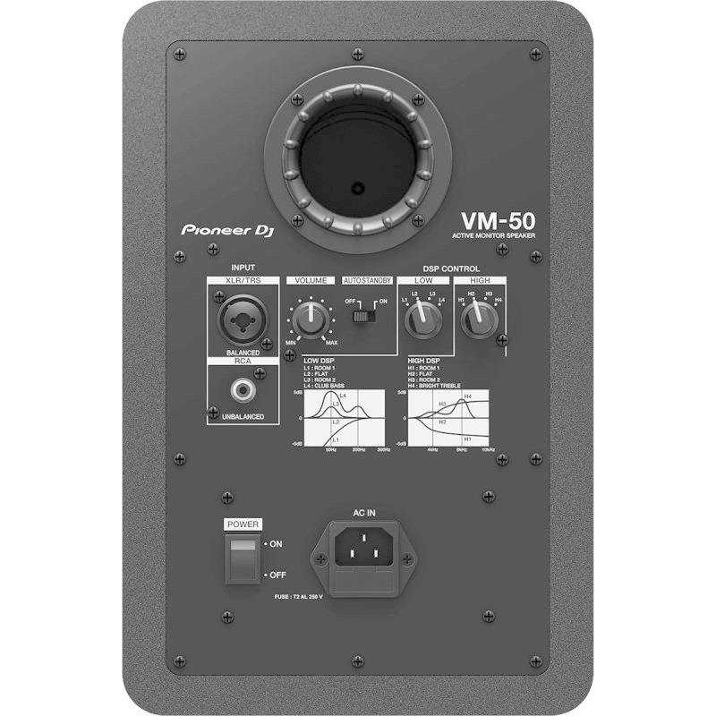 Pioneer Dj VM-50-W アクティブモニタースピーカー 左右セット Pioneer