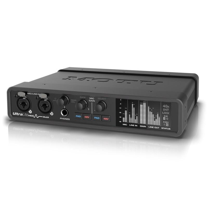 MOTU UltraLite mk5 (USBオーディオインターフェイス)(USB-C)(モツ)(最大18ch入力・22ch出力)(DTM)