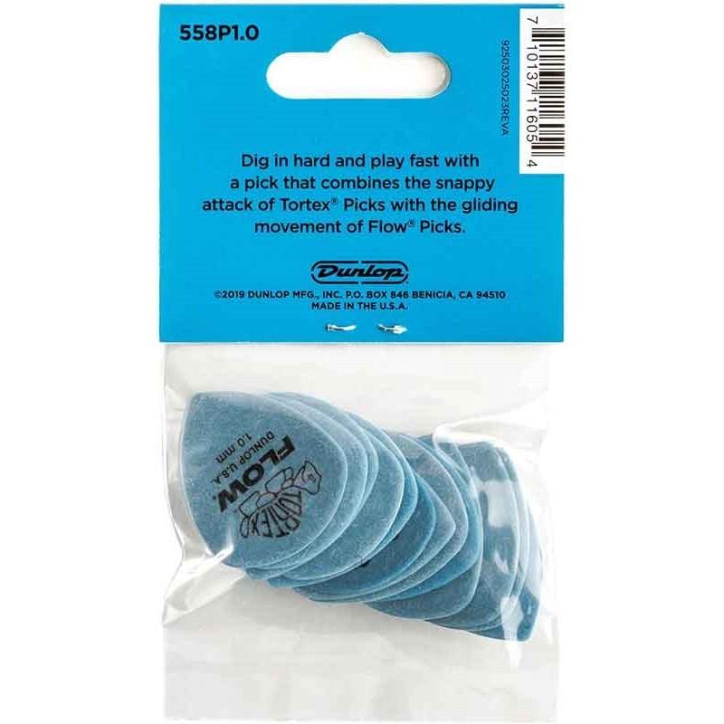 Dunlop (Jim Dunlop) 558 Tortex FLOW Standard 12Pack 558P100(1.0mm/ブルー) :708804:渋谷イケベ楽器村 - 通販 - Yahoo!ショッピング Dunlop (Jim Dunlop) 558 Tortex FLOW Standard 12Pack 558P100(1.0mm/ブルー) :708804:渋谷イケベ楽器村 - 通販 - Yahoo!ショッピング